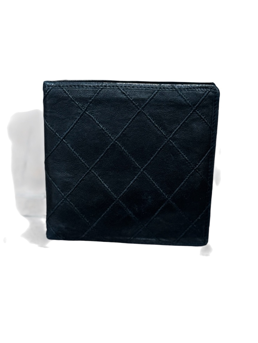Chanel Two-folded wallet Vicolore Leather Authentic USED